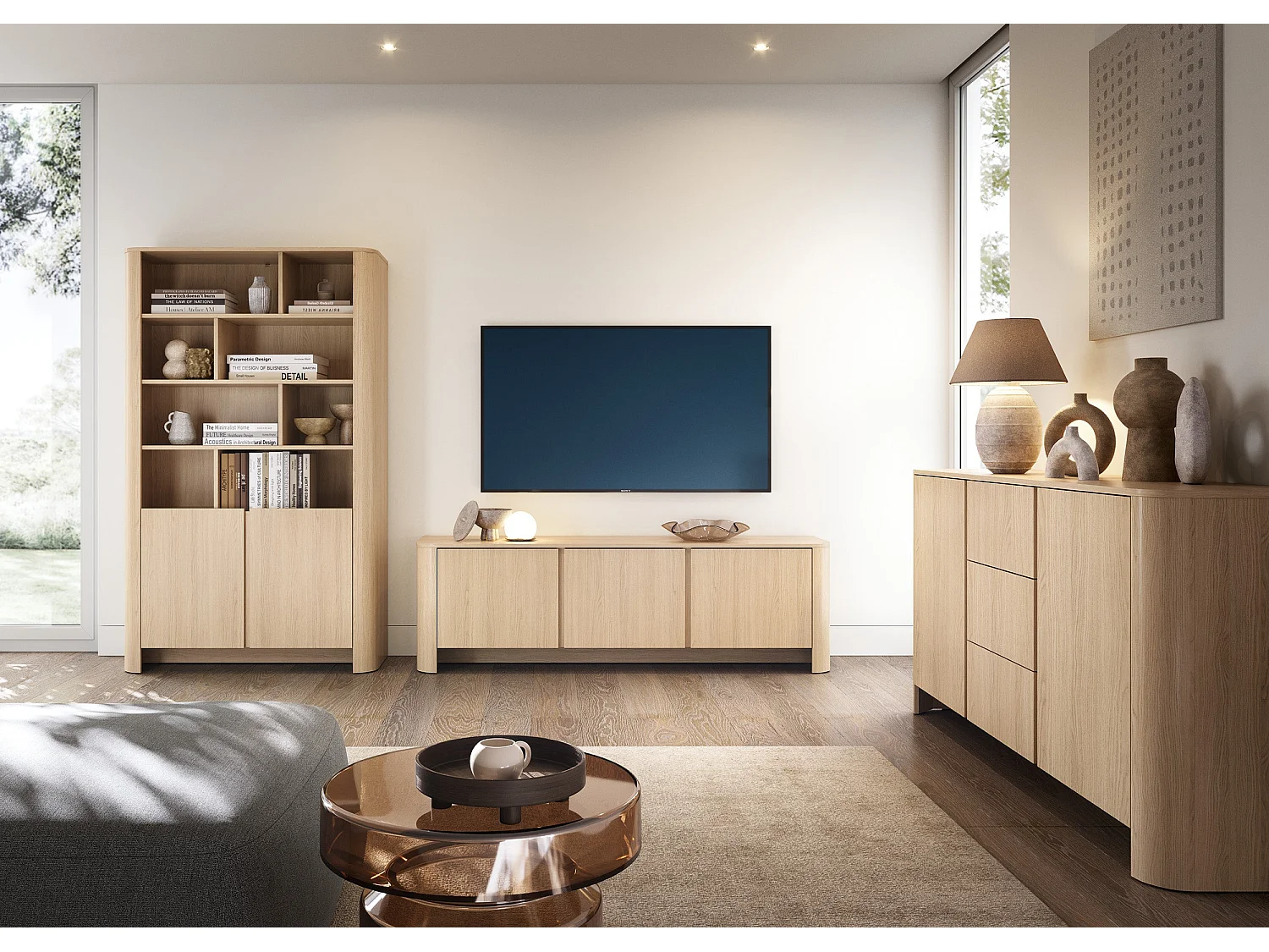 Buffet 4 portes 103x132 cm