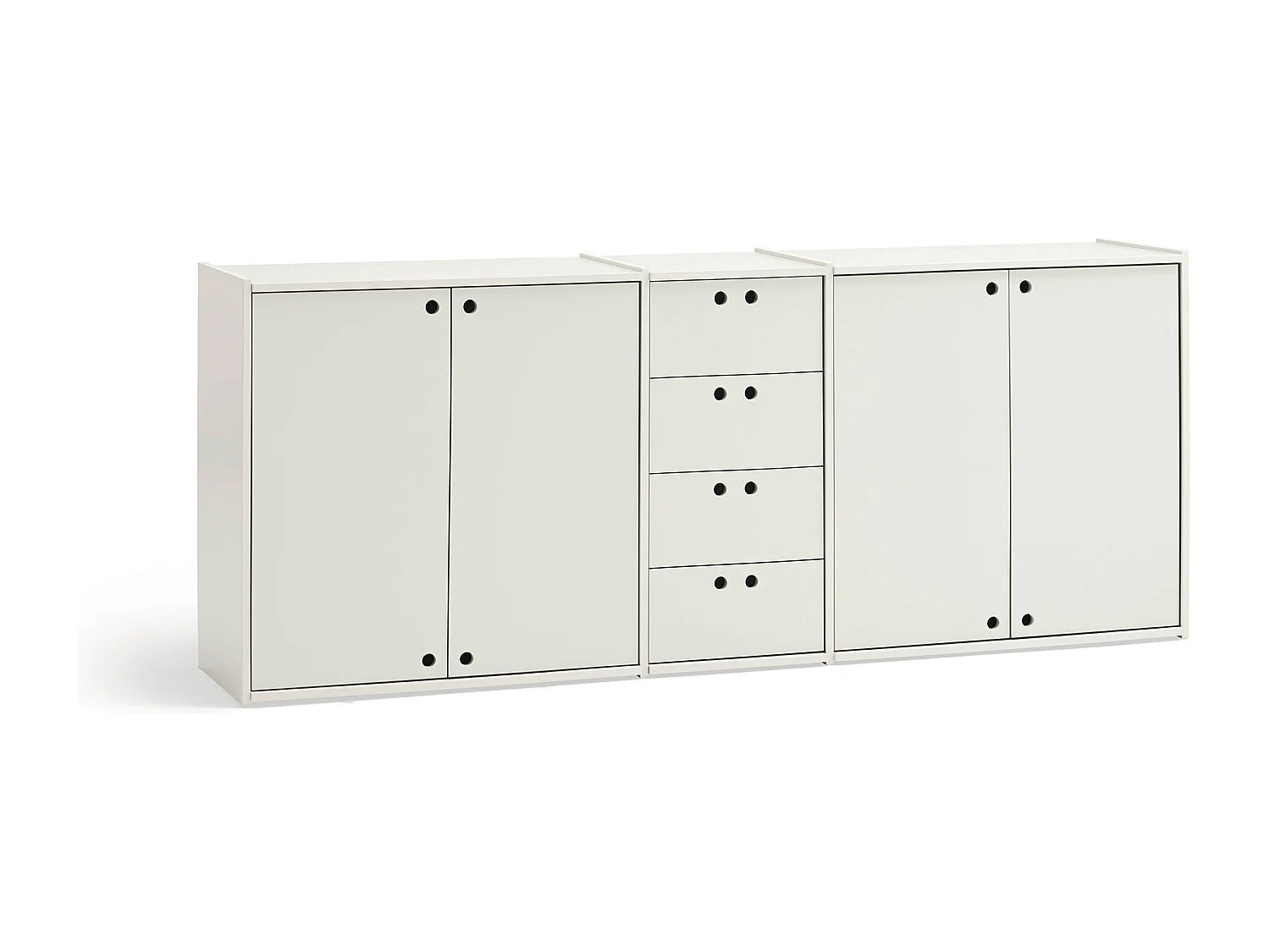 Buffet 4 portes 4 tiroirs 197x80 cm