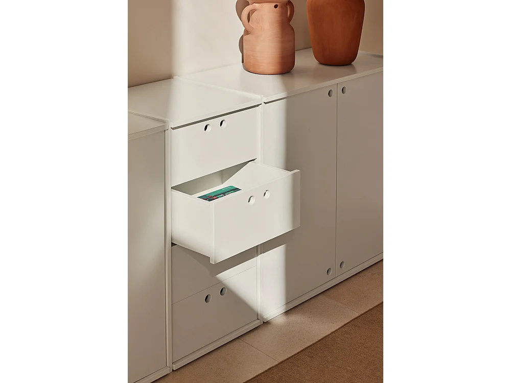 Buffet 4 portes 4 tiroirs 197x80 cm