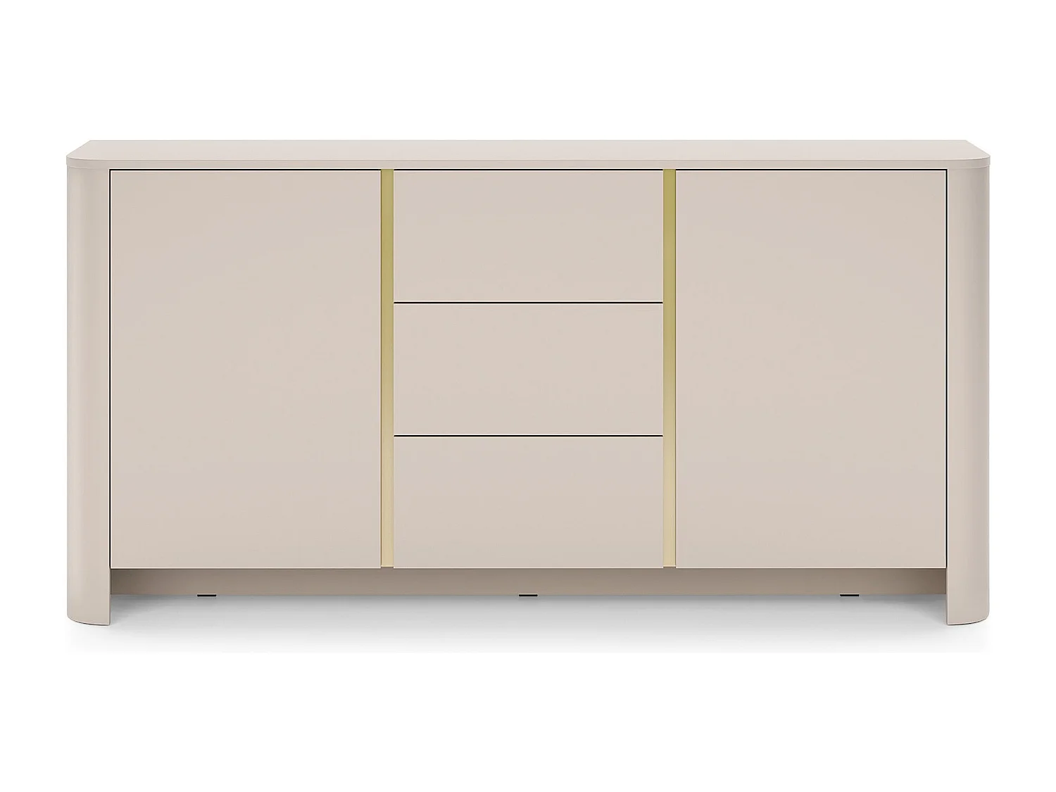 Aparador de 2 portas e 3 gavetas 168x84 cm