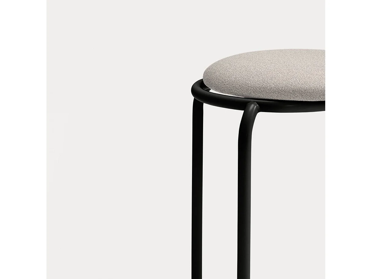 Rechthoekige tafel met metalen poten, 180 x 75 cm