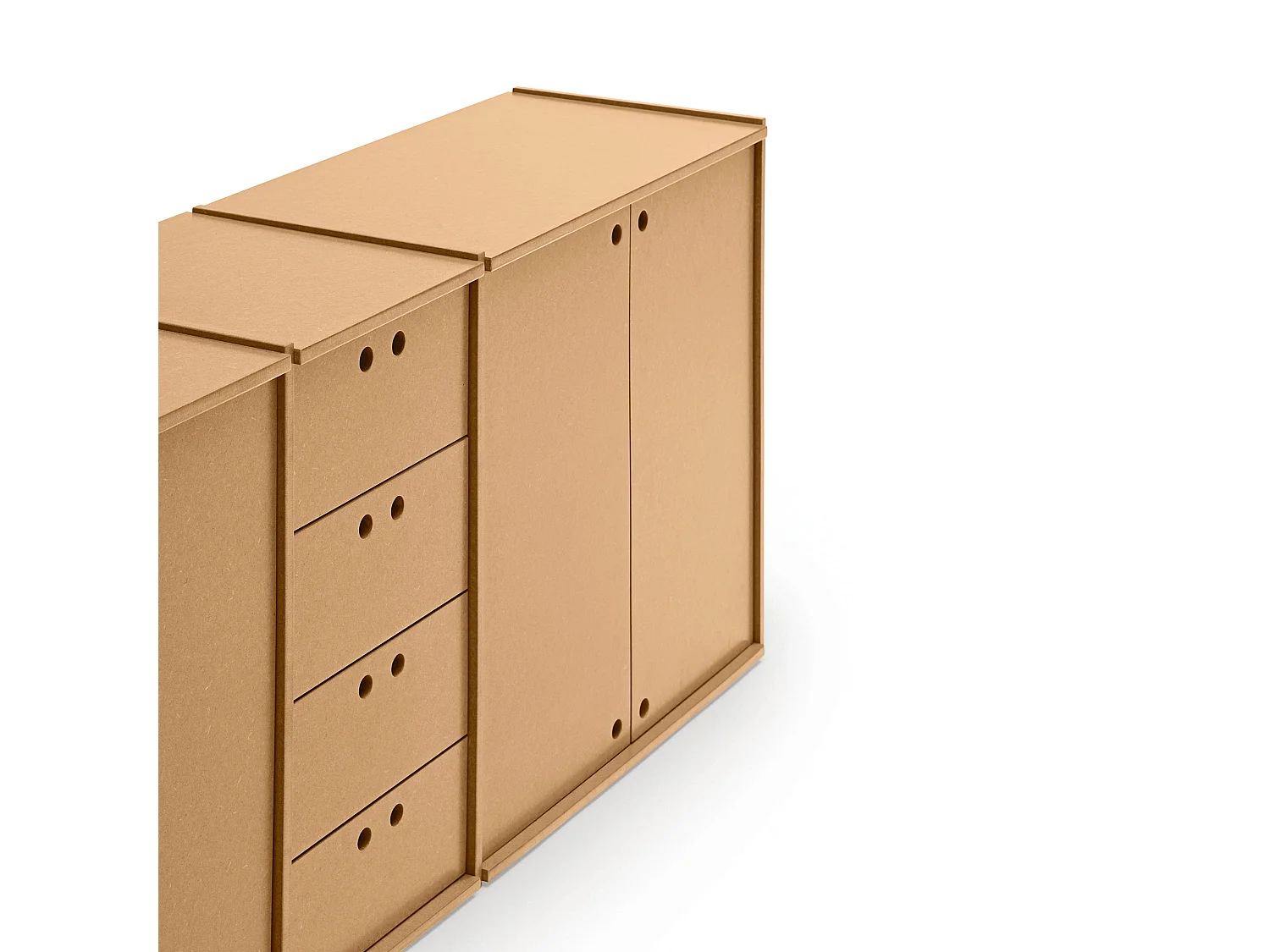 Buffet 4 portes 4 tiroirs 197x80 cm