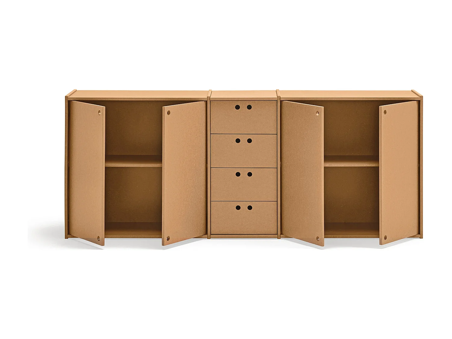 Buffet 4 portes 4 tiroirs 197x80 cm