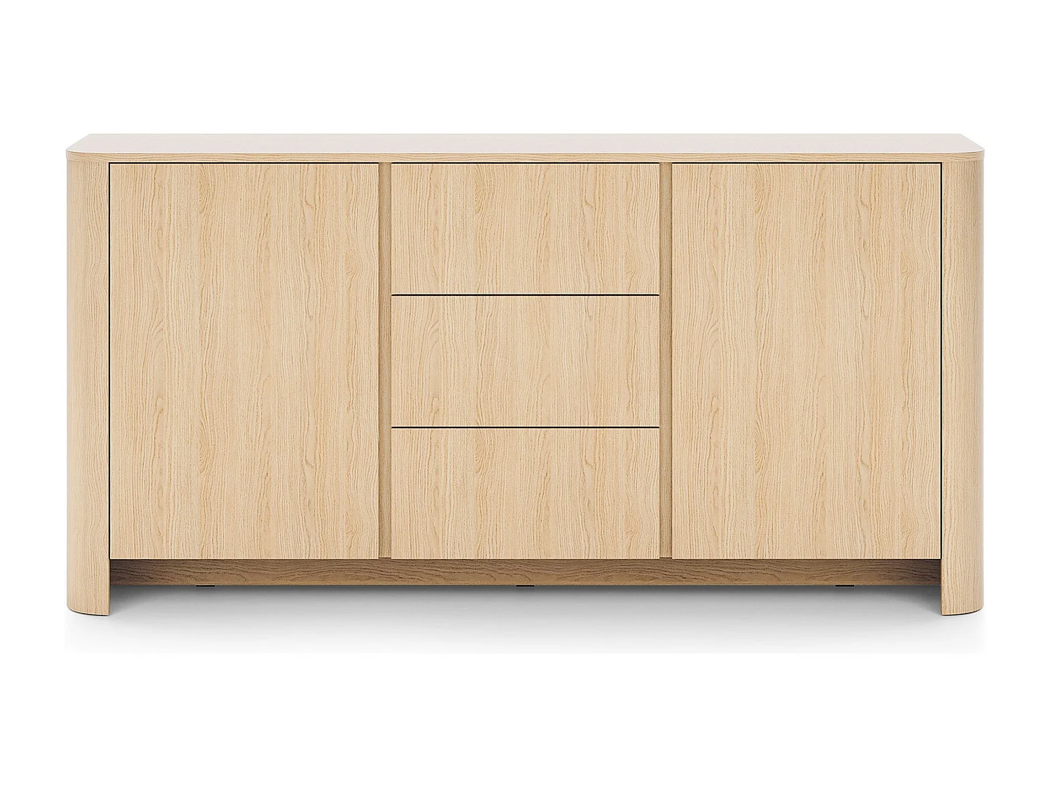 Aparador de 2 portas e 3 gavetas 168x84 cm