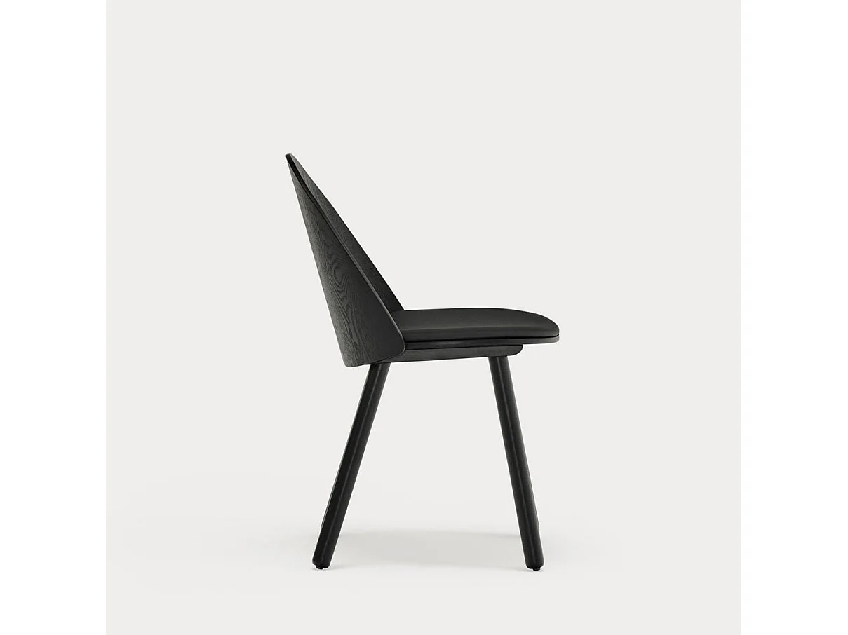 Ensemble de 2 chaises en bois massif 50x82 cm