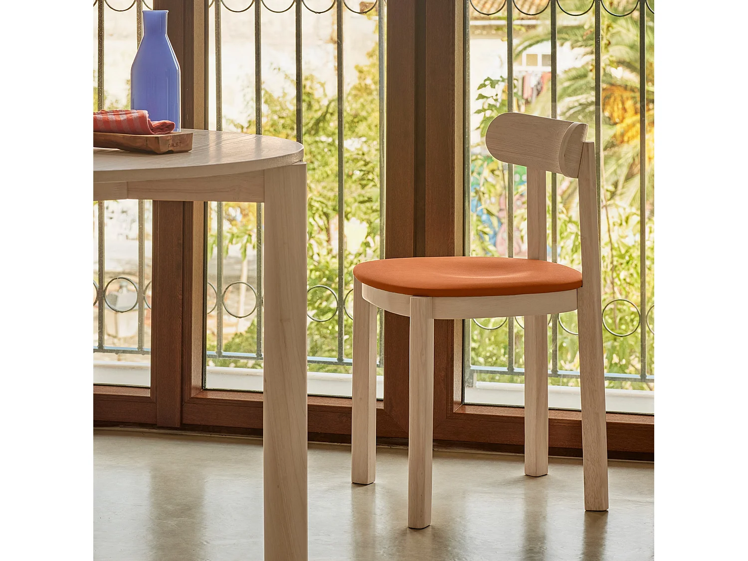 Ensemble de 2 chaises en bois 45x77 cm