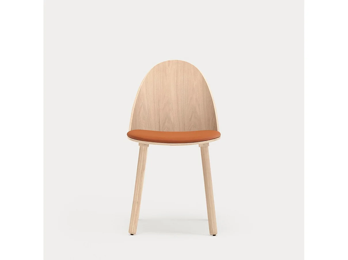 Set van 2 ligstoelen van massief hout, 50 x 82 cm