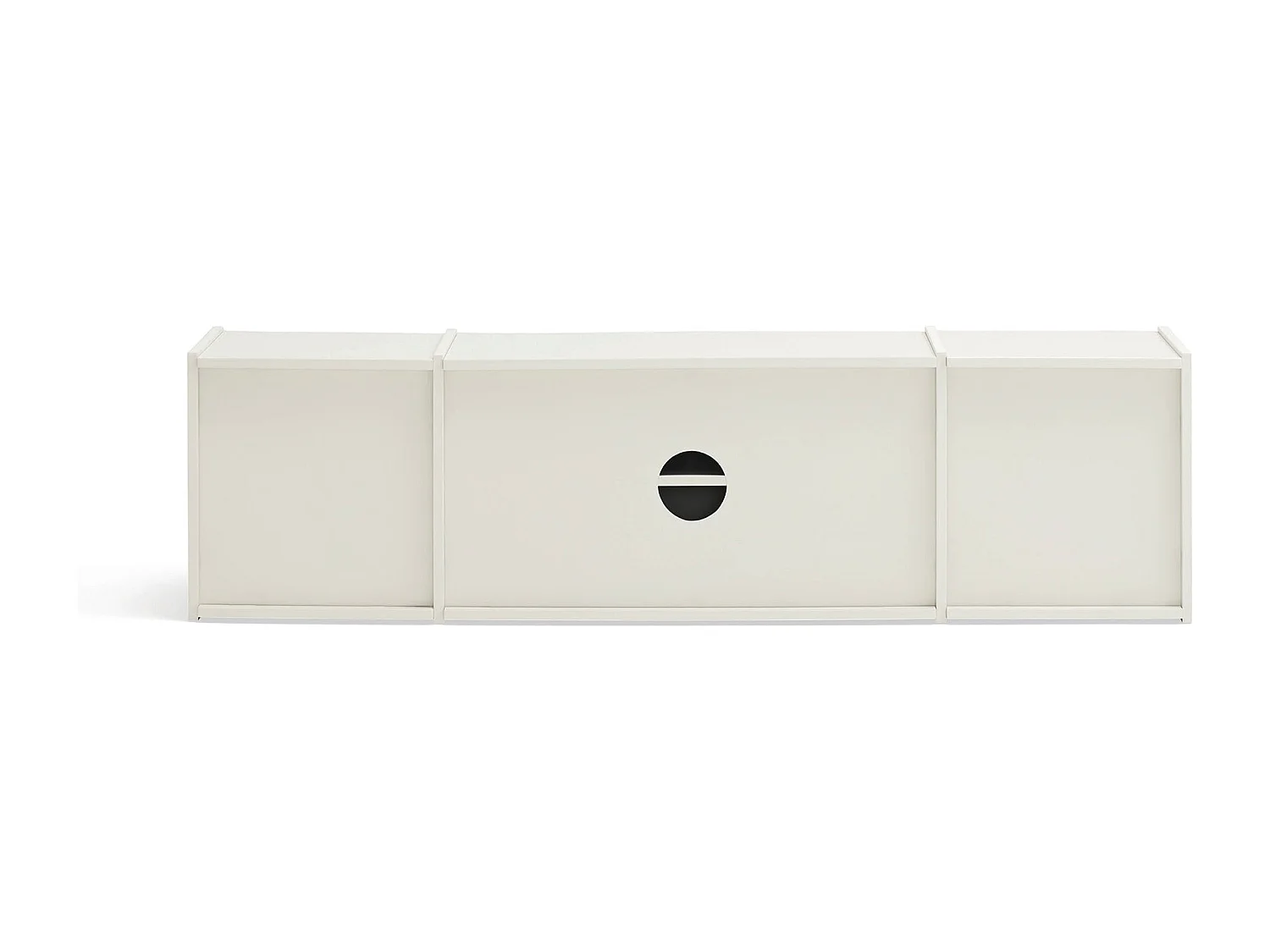 Meuble TV 2 deuren, 4 laden, 157 x 42 cm
