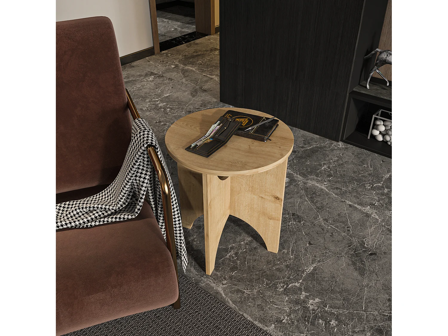 Beistelltisch Merit Saphireiche