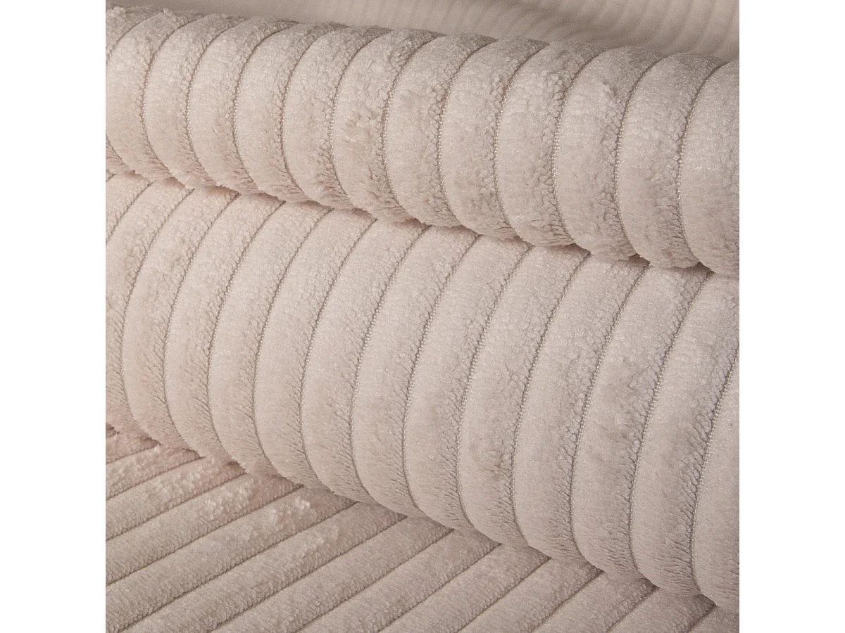 MATELAS POUR TOUS | Lot de 4 coussins velours côtelé MALO | Beige