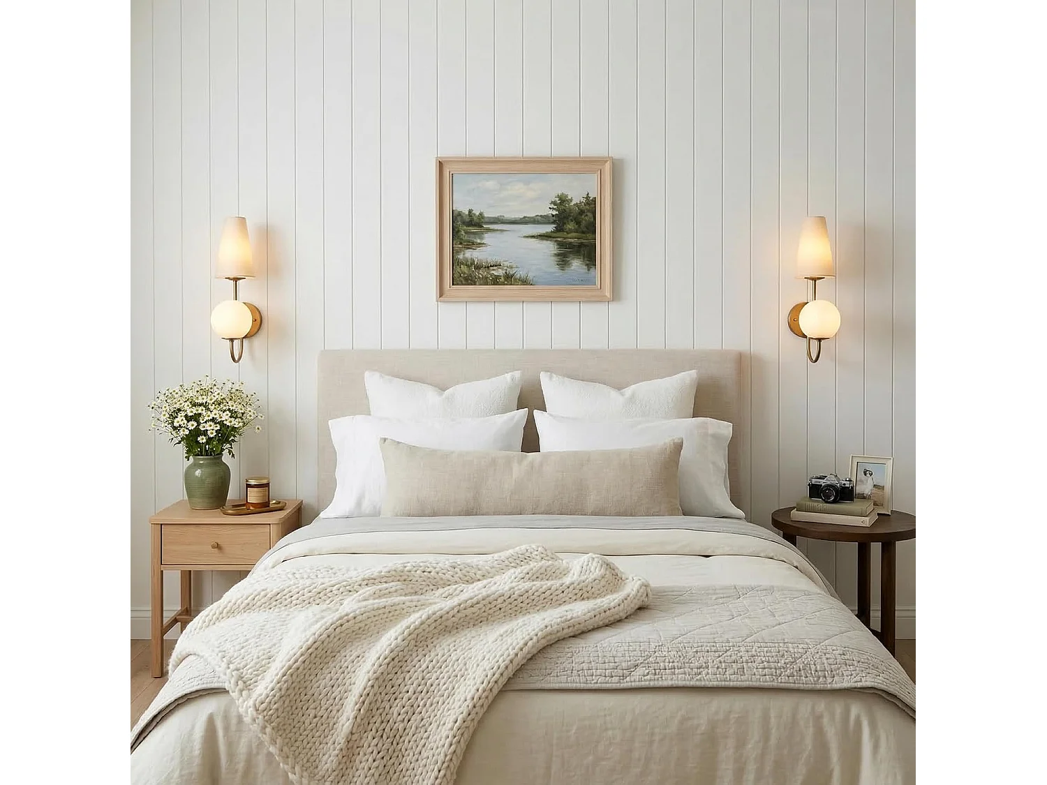 Applique murale d'intérieur 2 lots, lampe murale dorée avec abat-jour en verre dépoli,  couloir, ampoules E14x2 incluses