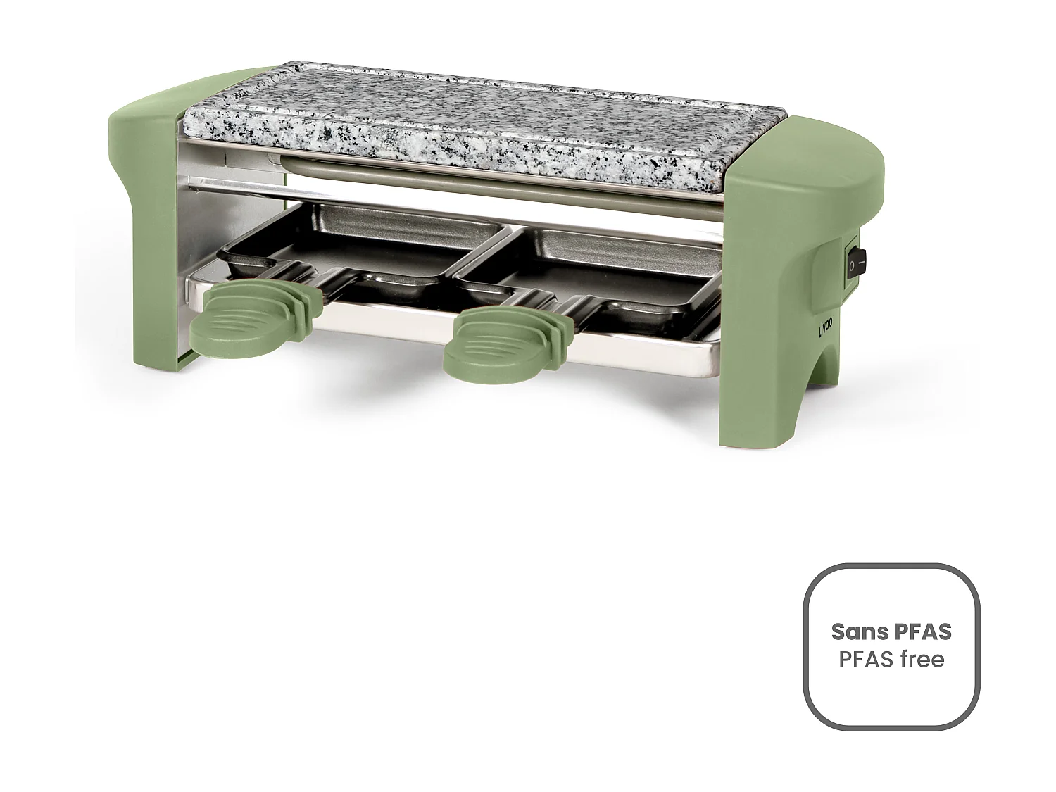 Livoo Appareil à raclette à 2 personnes 350w - DOC156VE