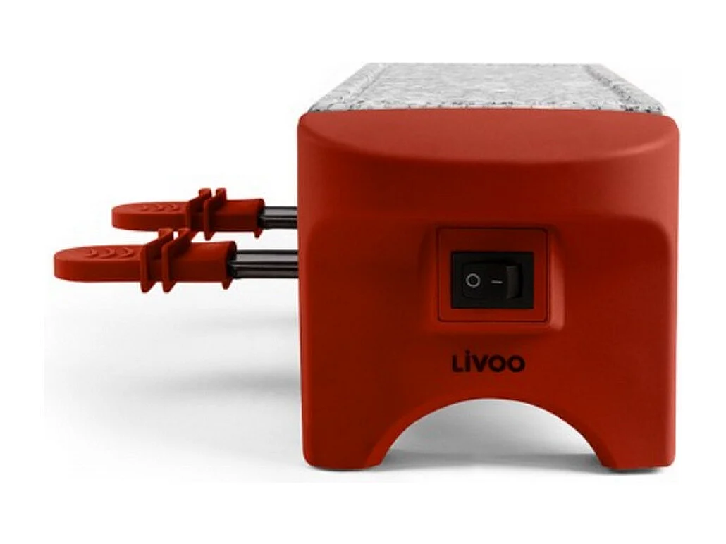 Livoo Appareil à raclette 2 personnes 350w rouge - DOC156RO