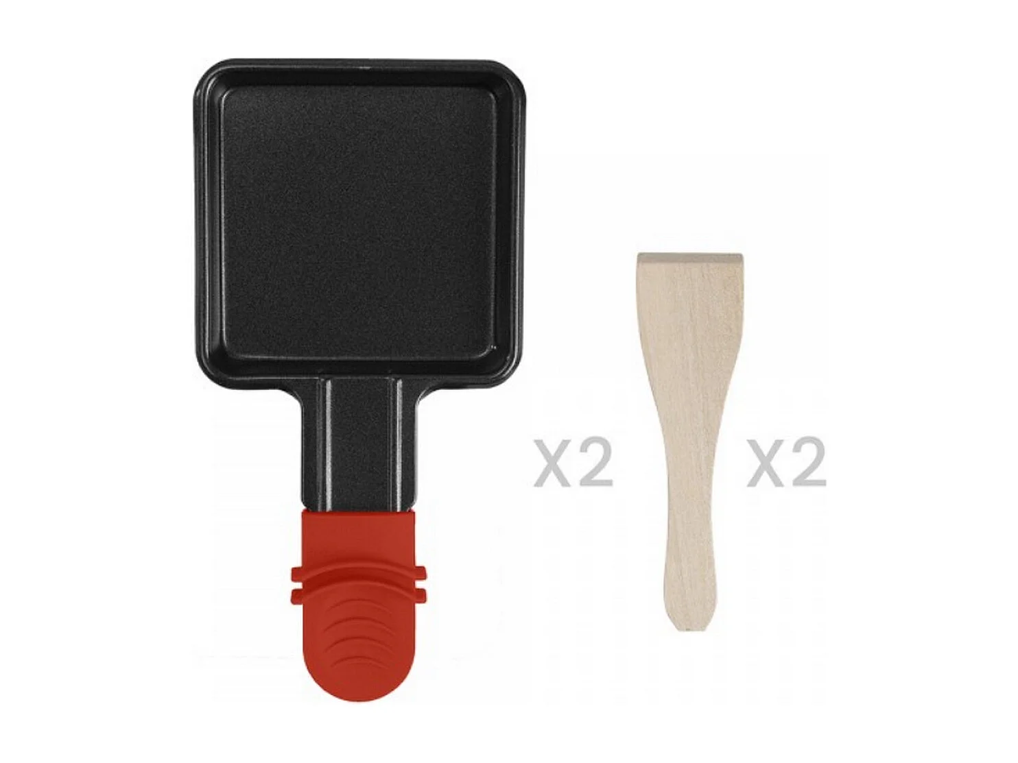 Livoo Appareil à raclette 2 personnes 350w rouge - DOC156RO