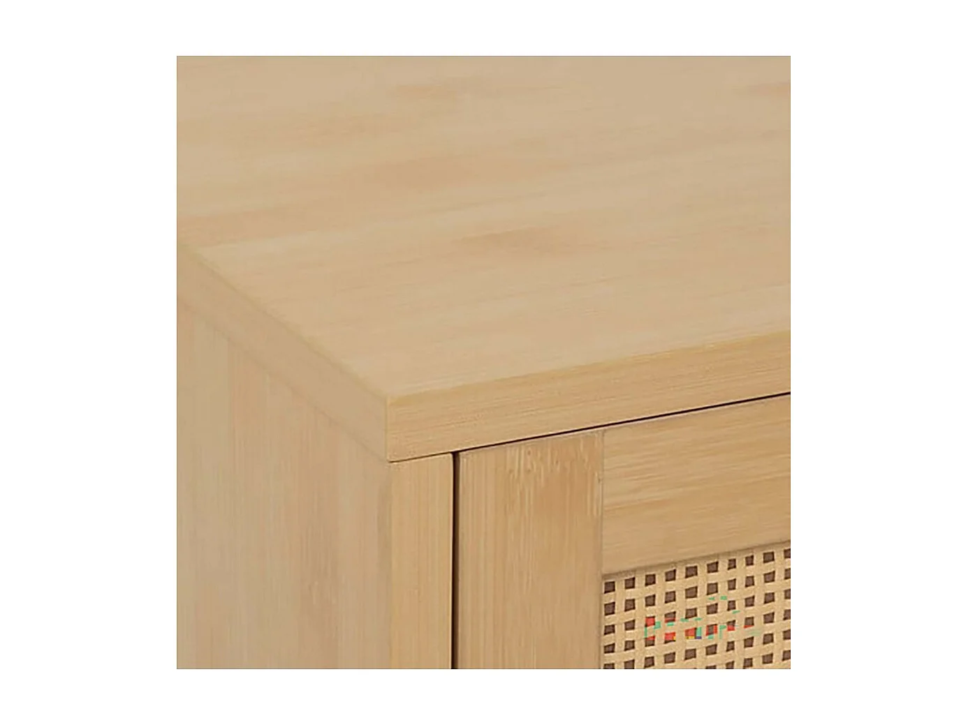 Colonne meuble de rangement avec 2 porte et 2 niches, coloris chêne - Longueur 40 x Profondeur 30 x Hauteur 168 cm