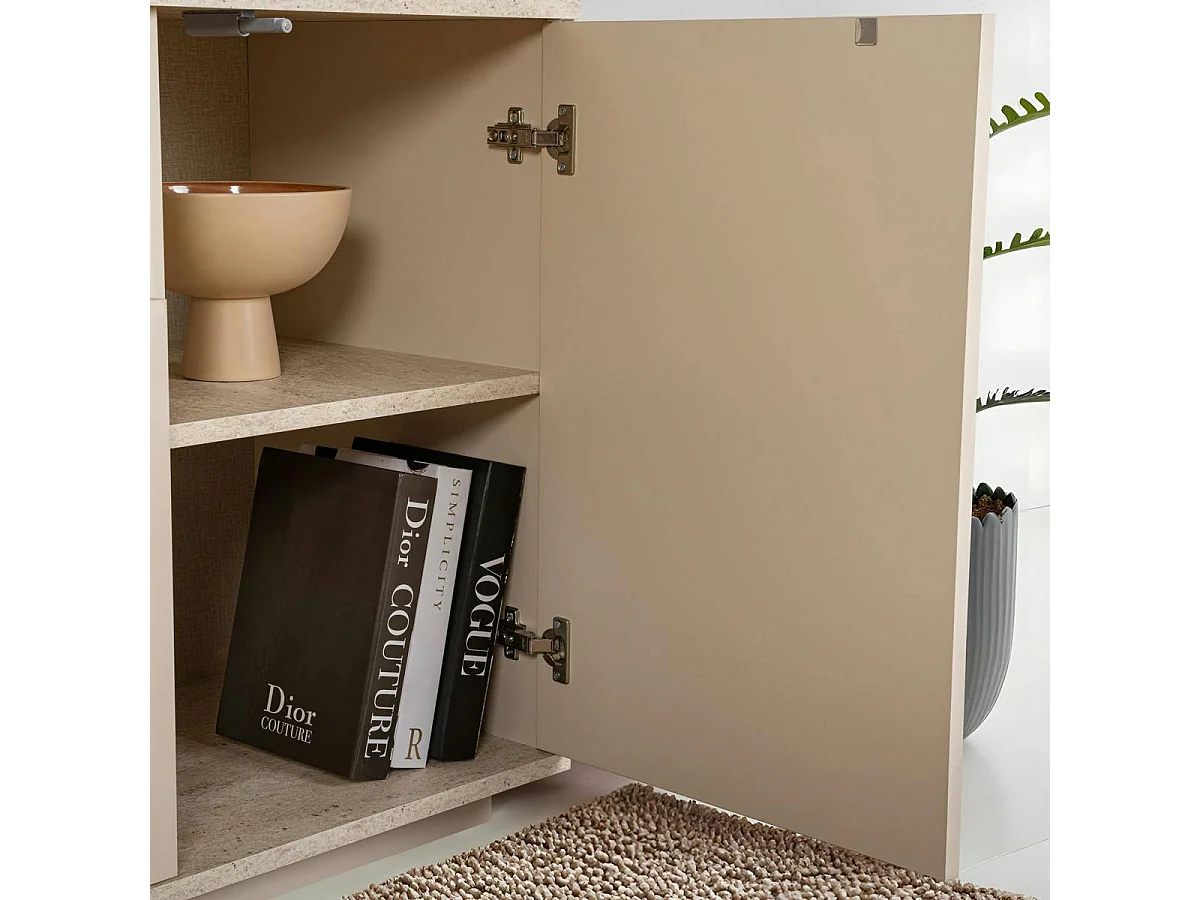 Buffet salle à manger moderne nude 1 niche centrale MARFA