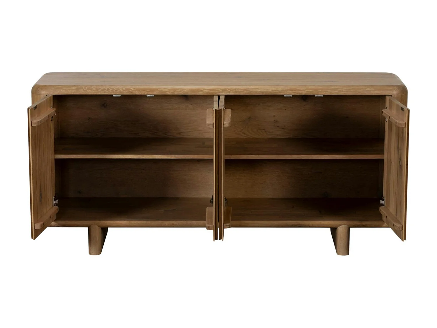 Buffet en bois 4 portes bords arrondis ASTER