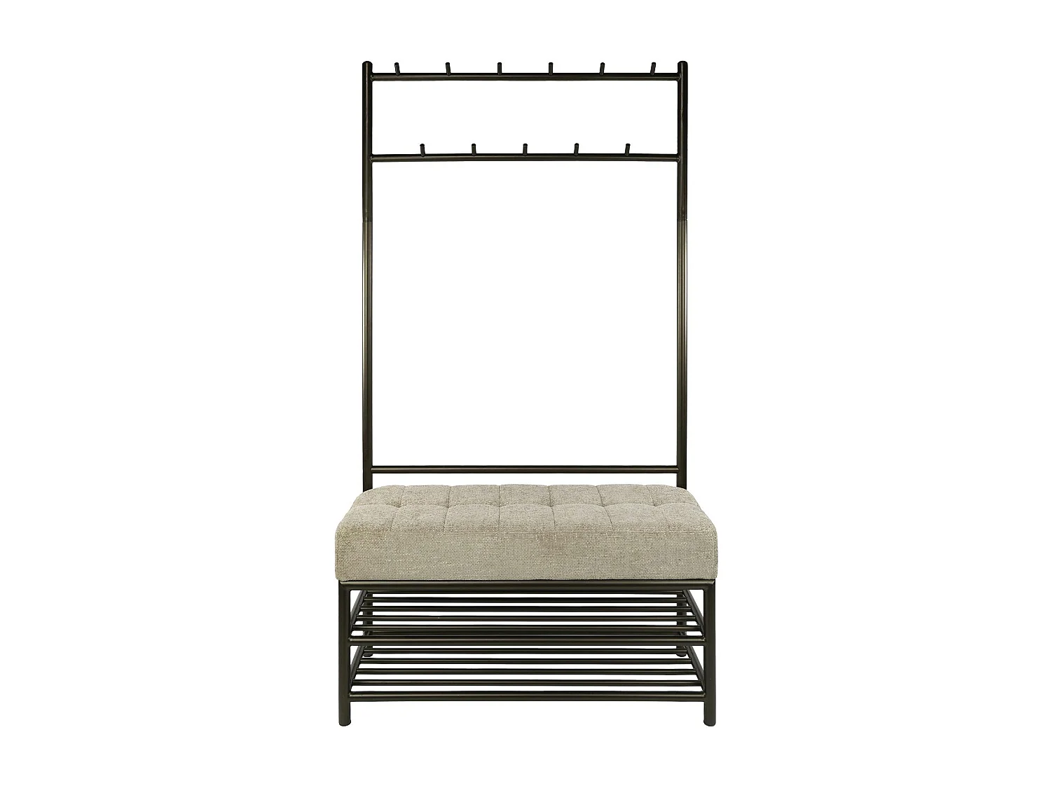 Meuble d'entrée vintage avec banc confort HELSINKI