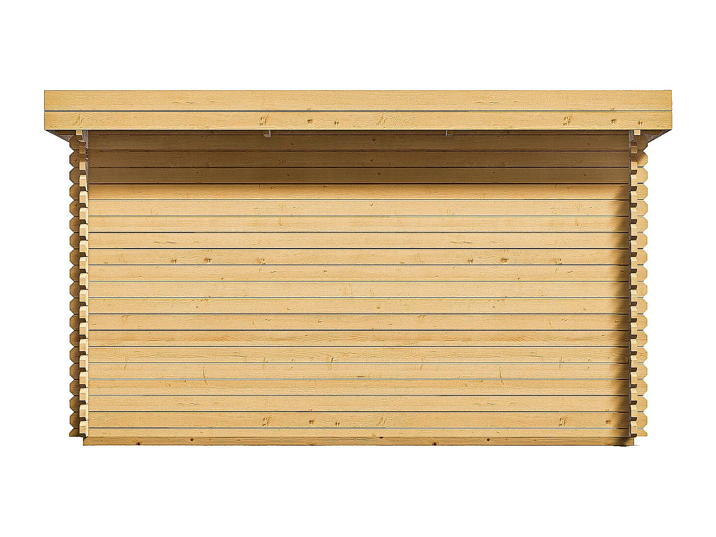 Studio de jardin en bois 13,3 m² avec plancher - Epaisseur 40 mm - BOESIA