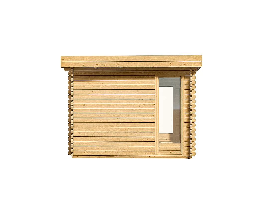 Studio de jardin en bois 13,3 m² avec plancher - Epaisseur 40 mm - BOESIA