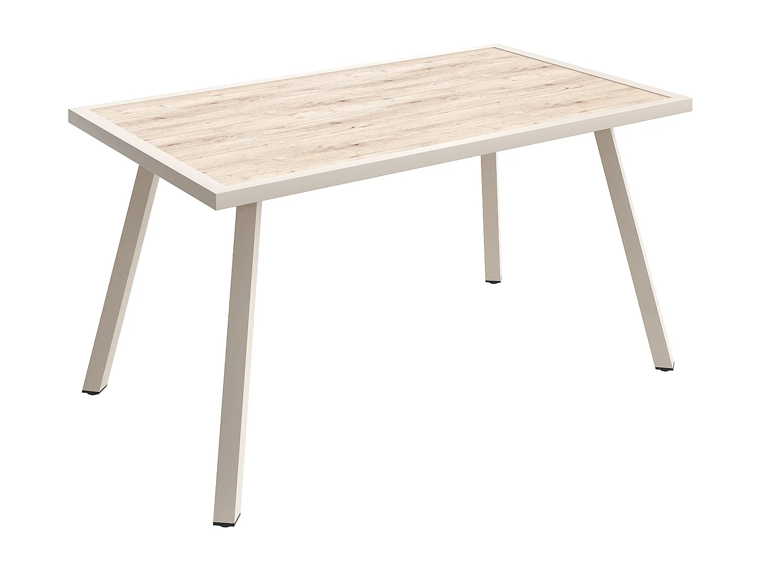Canapé de jardin en forme de L, 8 places, structure en fer avec coussins, comprend 1 table et 2 fauteuils, résistant aux intempéries, beige