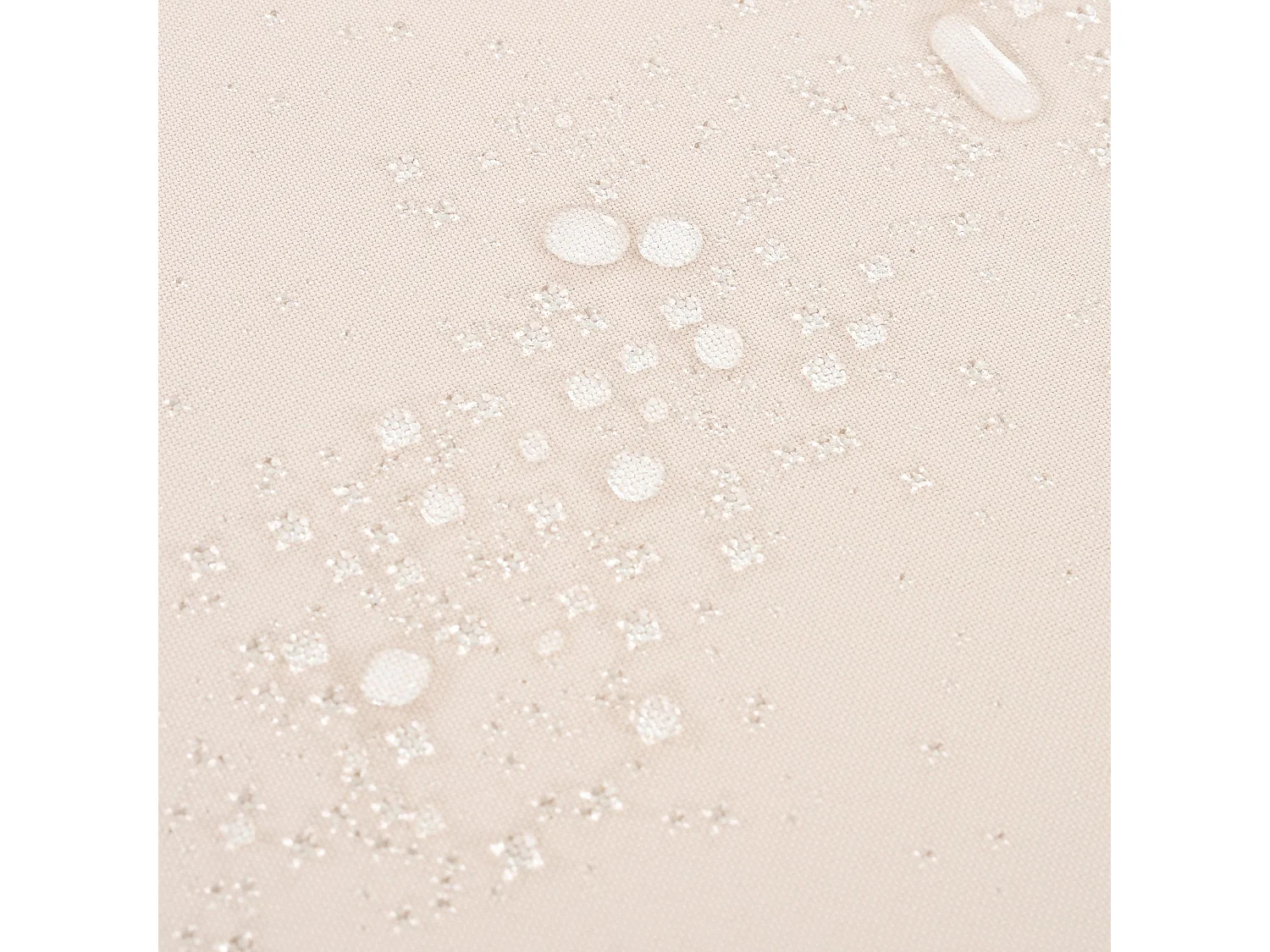 Tuinset voor buiten, inclusief kussens, van kunstrotan en acaciahout, kleur beige en naturel hout