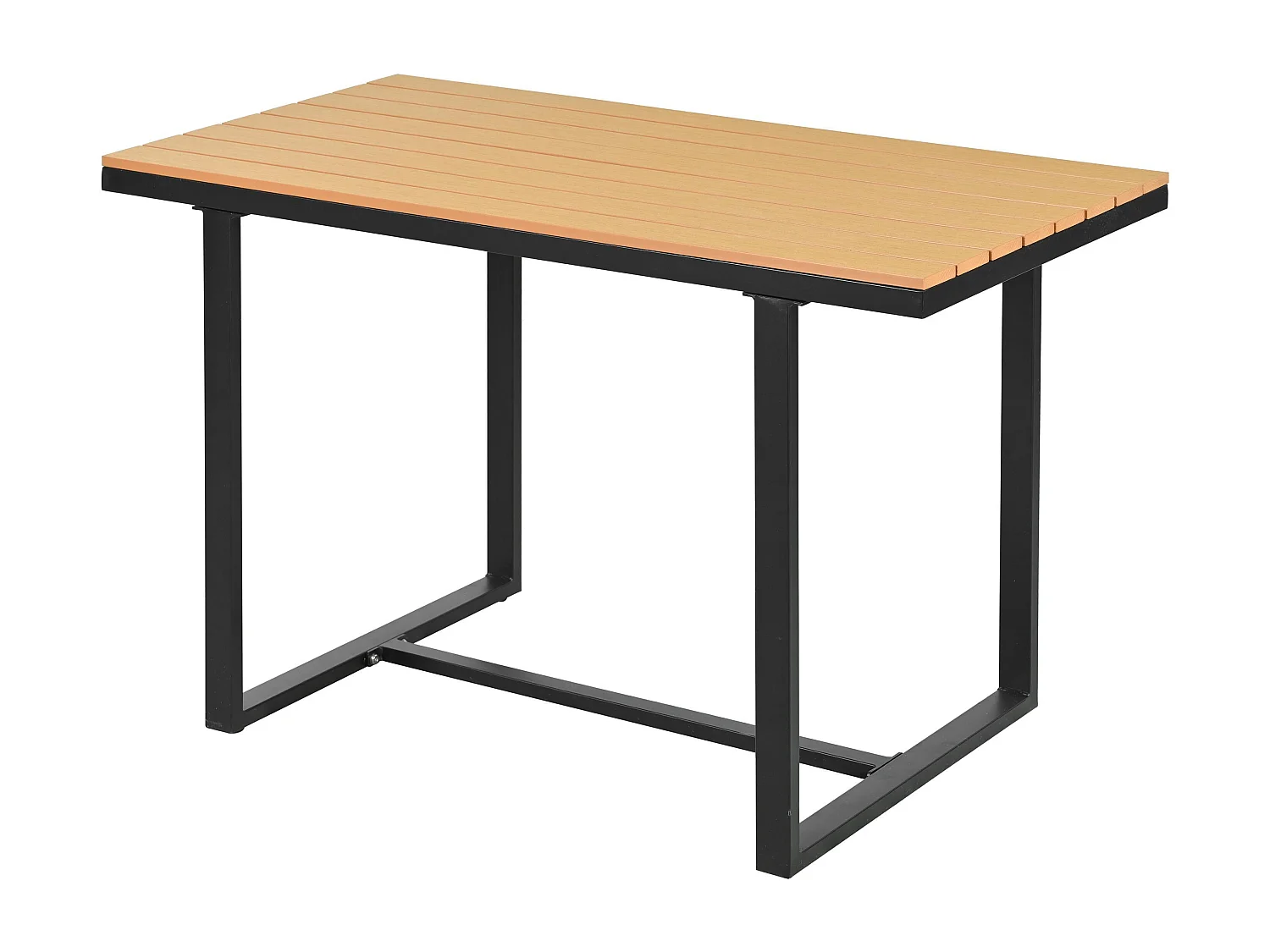 Ensemble de mobilier de jardin, avec inclinaison réglable (5 positions, jusqu'à 55°), tubes en acier galvanisé, gris + noir