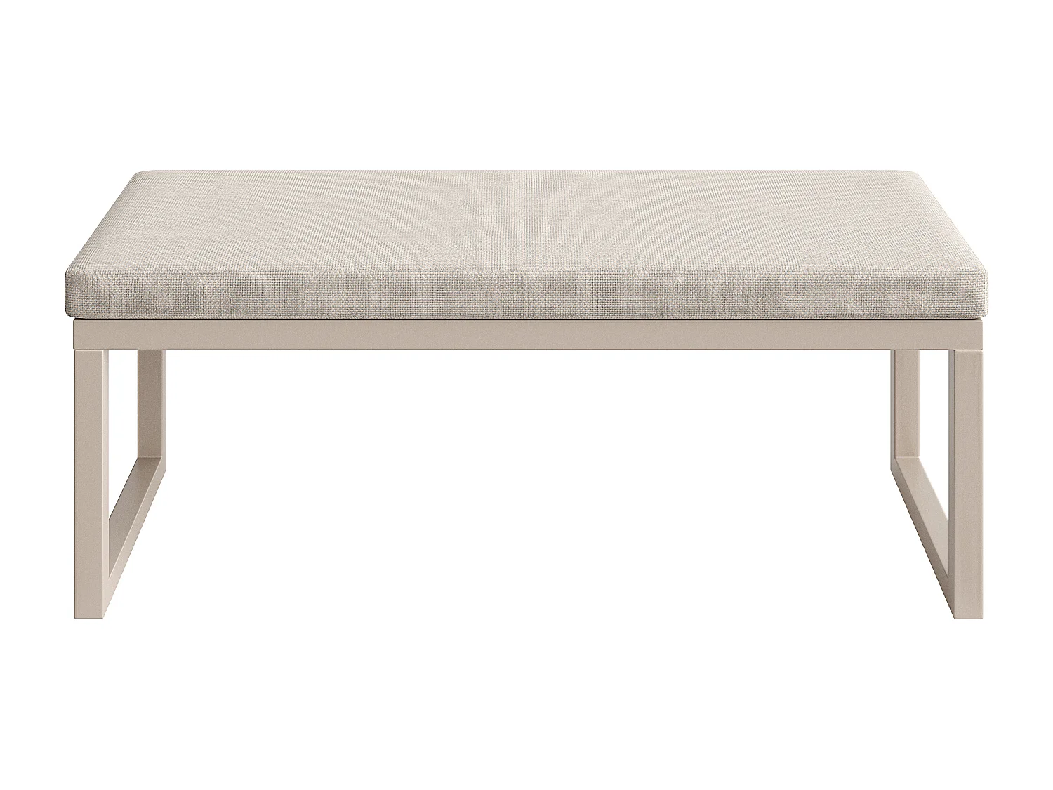 Tuinset met hoogwaardige kussens, handgeweven PE-rotan, weerbestendig, beige