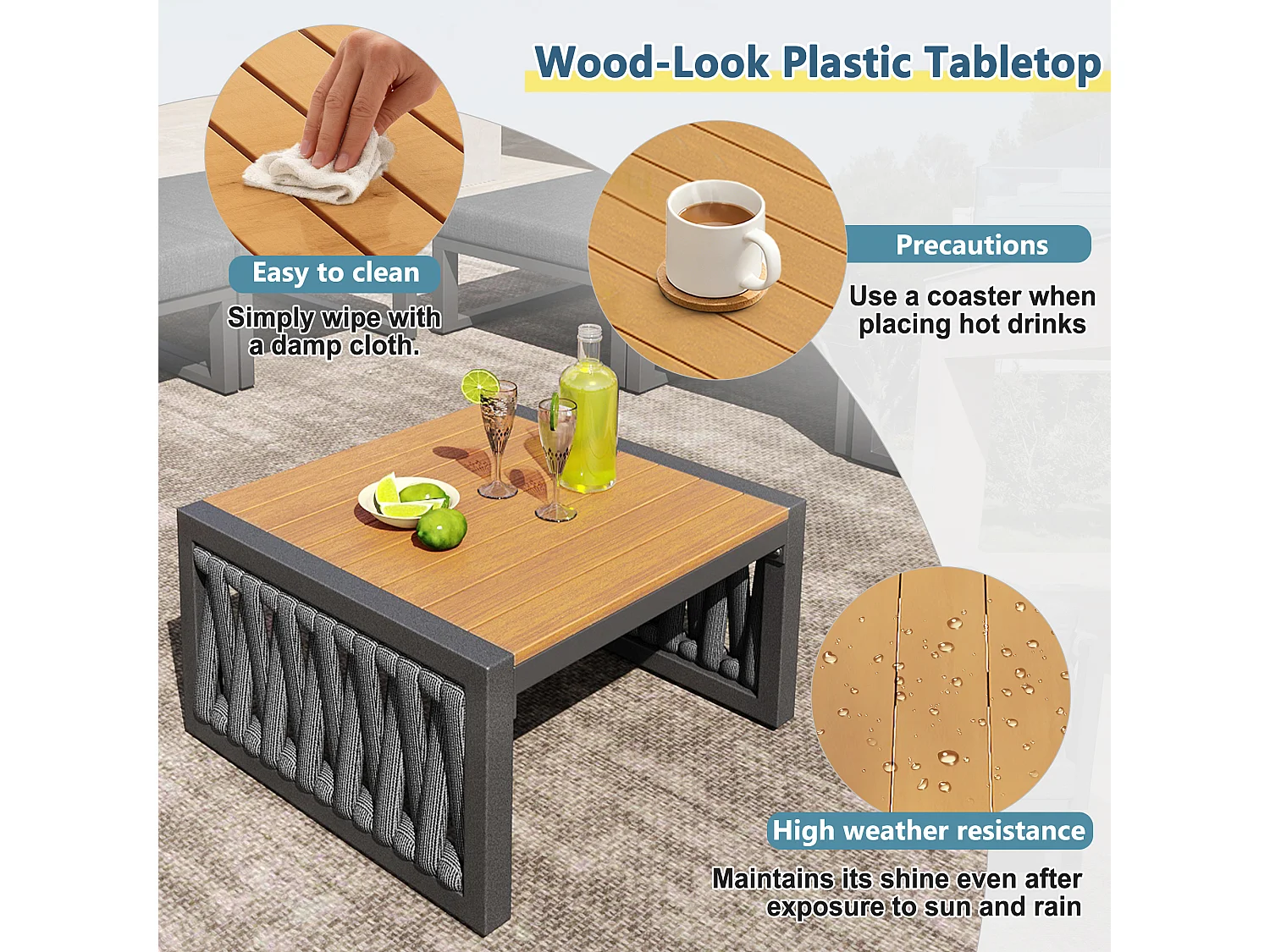 Ensemble de mobilier de jardin avec coussins et oreillers de haute qualité, angle du dossier réglable, gris