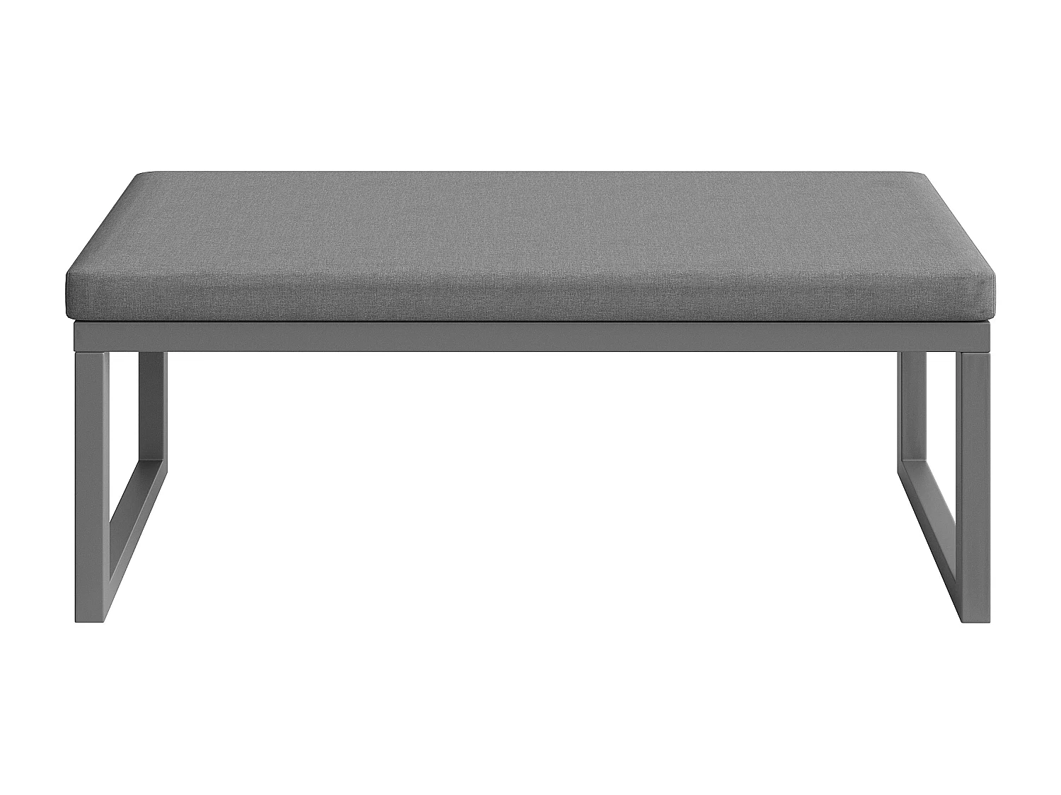 Ensemble de meubles de jardin avec coussins de haute qualité, rotin PE tressé à la main, résistant aux intempéries, gris