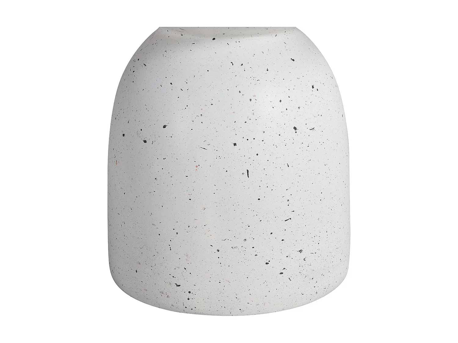 Bijzettafel voor buiten van MgO, met marmerlook, wit