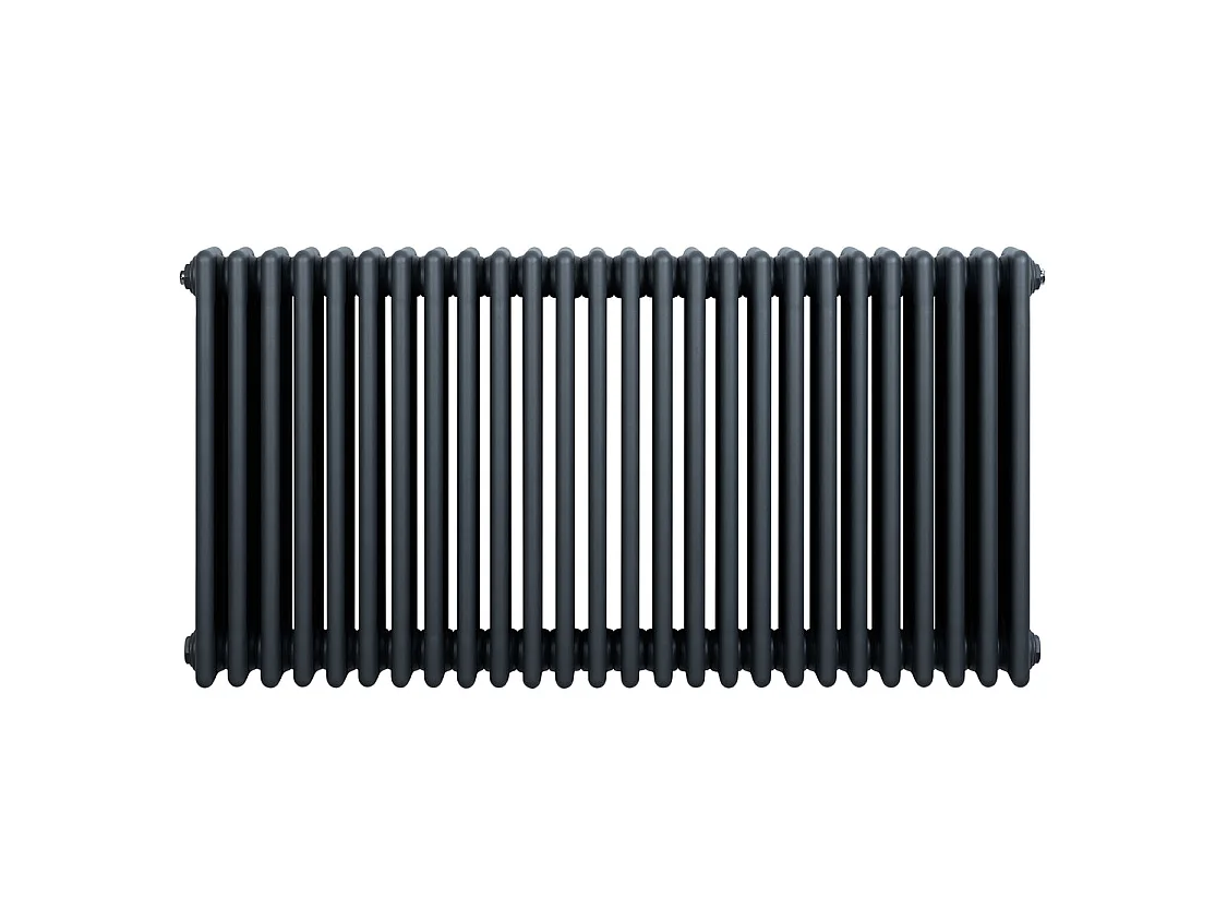 Tradiční čtyřsloupový radiátor - 600 x 1190 mm - antracitově šedý