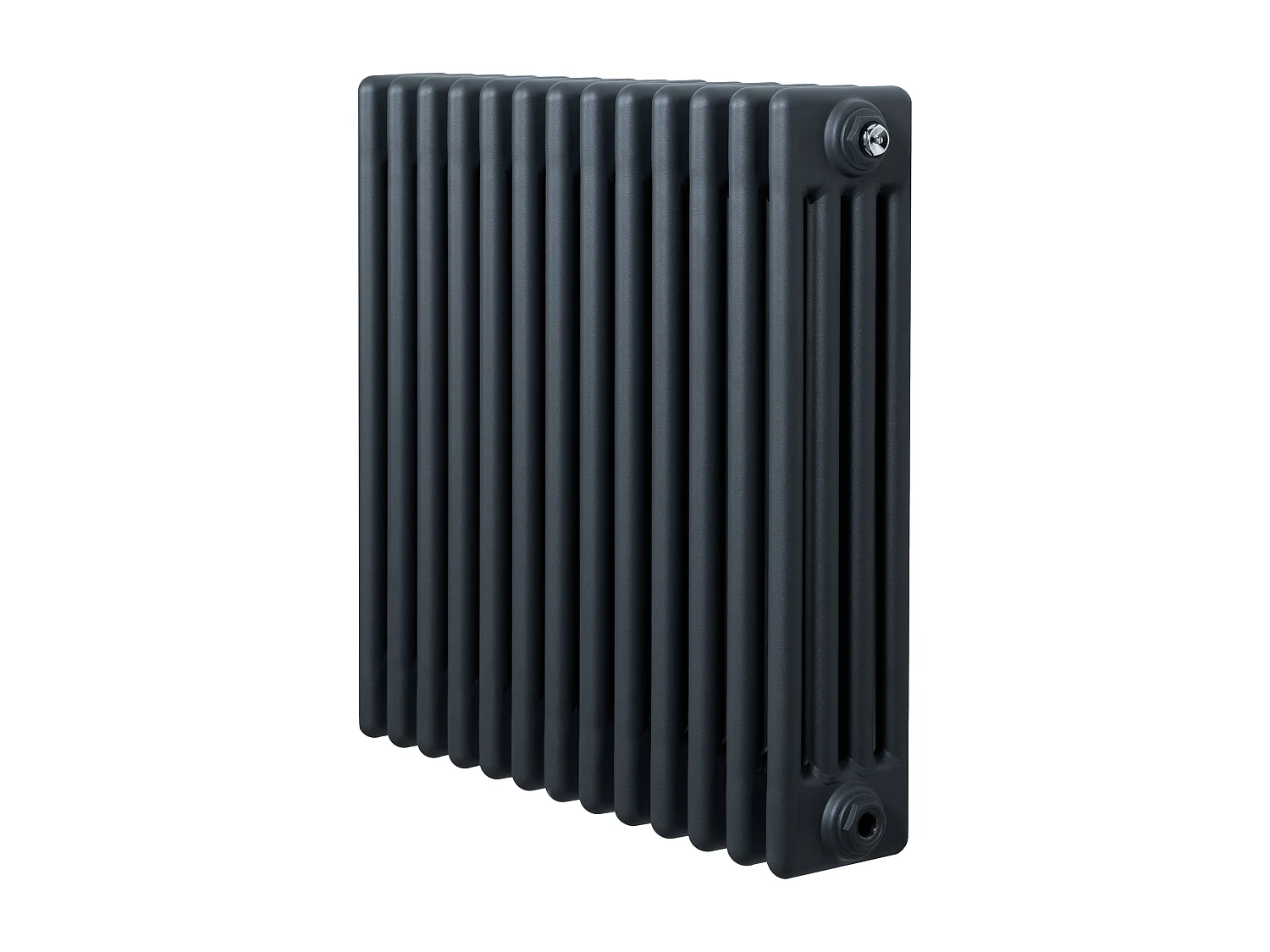 Radiatore Tradizionale 4 Colonne Orizzontale Antracite 600 x 605 mm