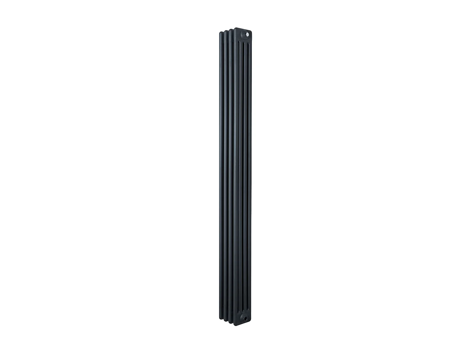 Radiador Vertical 4 Colunas 1800x200 mm - Cinza Antracite, Aço Carbono 1.5 mm, 1152 W, Alta Eficiência, Fácil Instalação, Durável e Design Clássico
