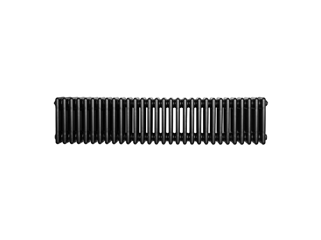 Tradiční 4sloupový radiátor – 300 x 1010 mm – černý