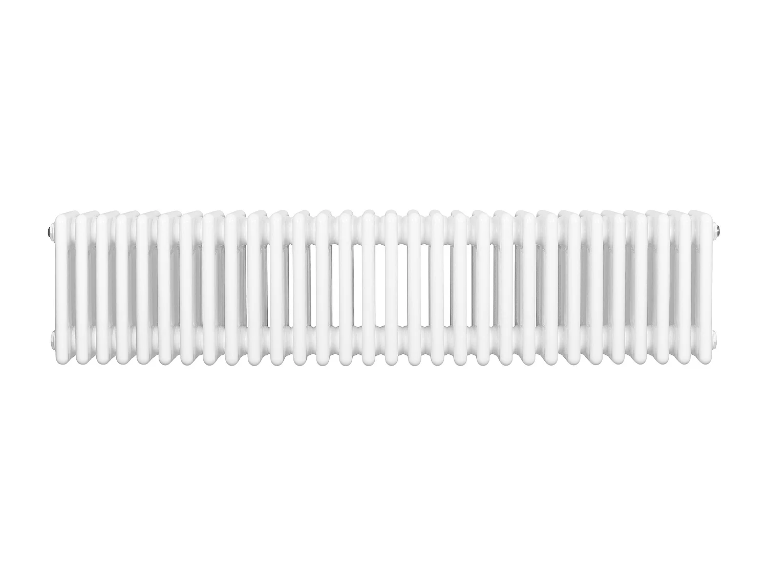 Radiatore Tradizionale 4 Colonne Orizzontale Bianco 300 x 1370 mm