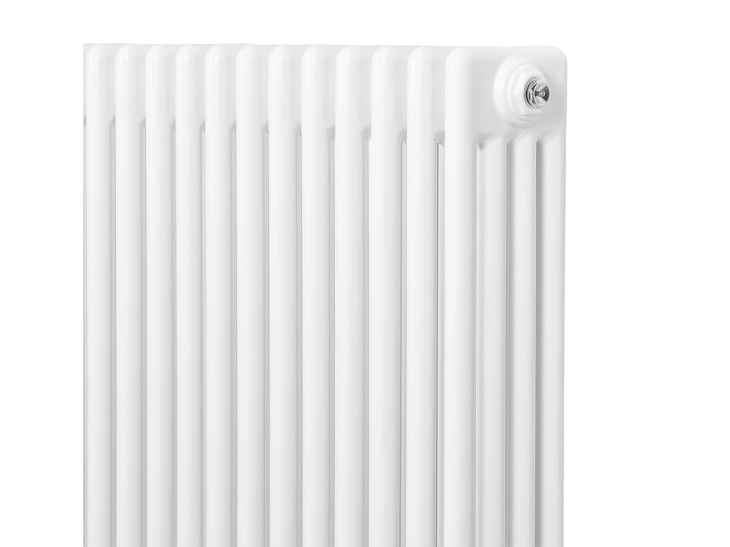 Radiador Horizontal 4 Colunas 600x1010 mm - Branco, Aço Carbono 1.5 mm, 1280 W, Alta Eficiência, Fácil Instalação, Durável e Design Clássico