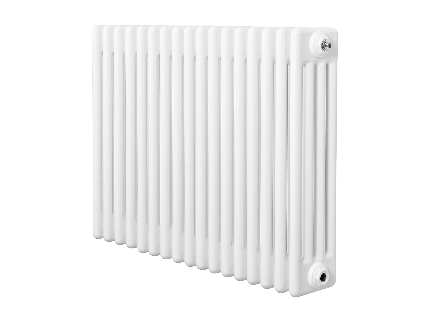 Radiatore Tradizionale 4 Colonne Orizzontale Riscaldamento Bianco 600x785 mm