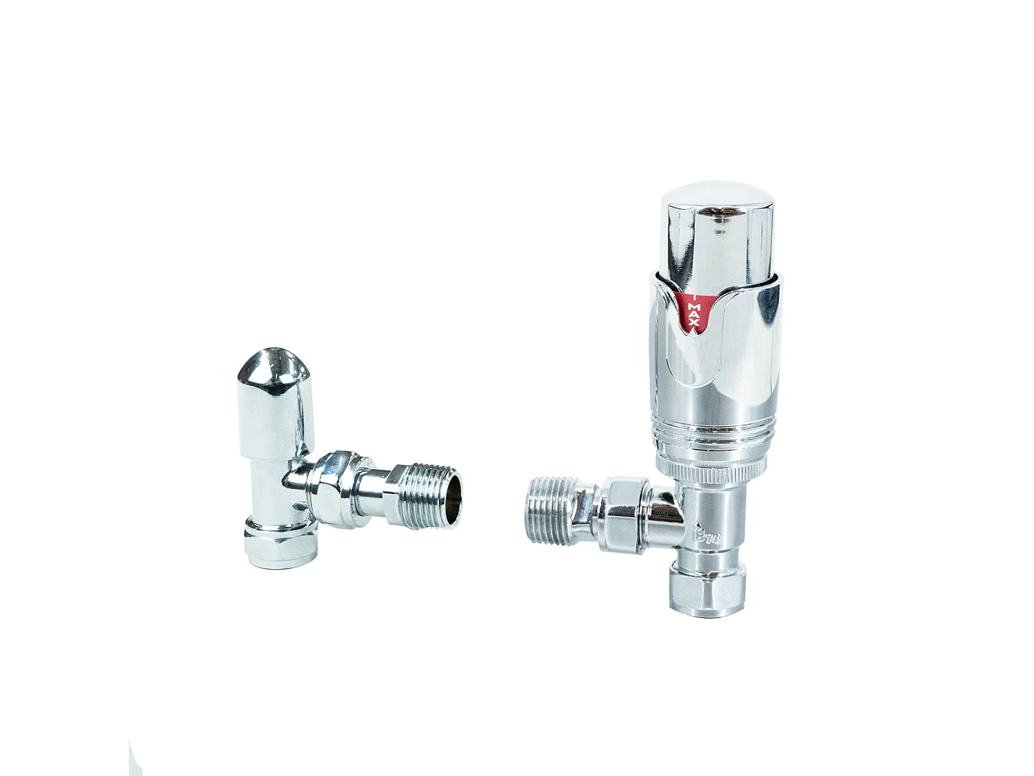 Verticale design radiator ovaal 1 kolom - zwart 1800x480 mm thermostaatkraan