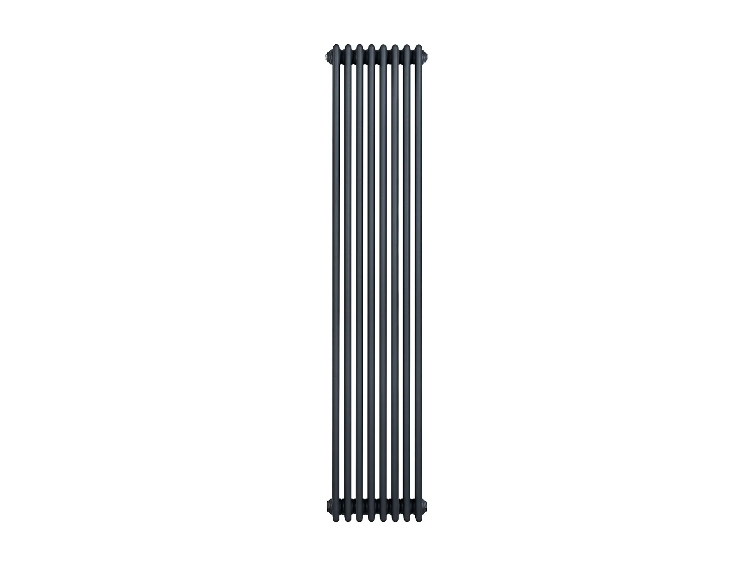 Radiatore Tradizionale 4 Colonne Verticale Riscaldamento Antracite 1800x380 mm