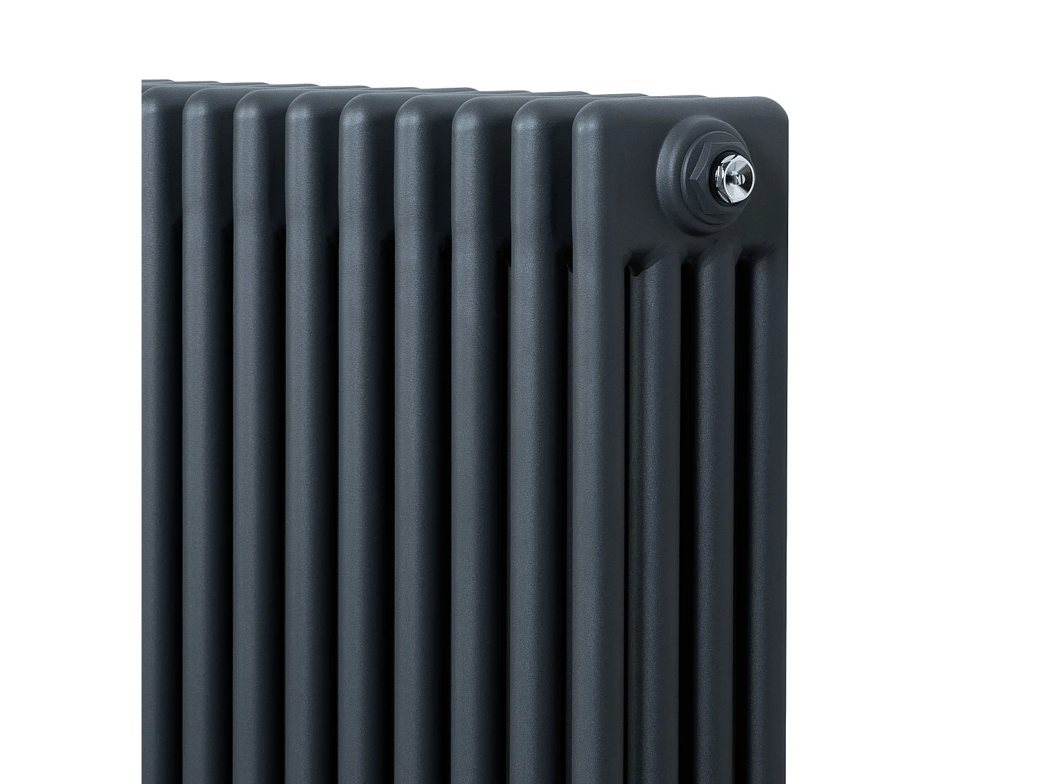 Radiatore Tradizionale 4 Colonne Verticale Riscaldamento Antracite 1800x380 mm