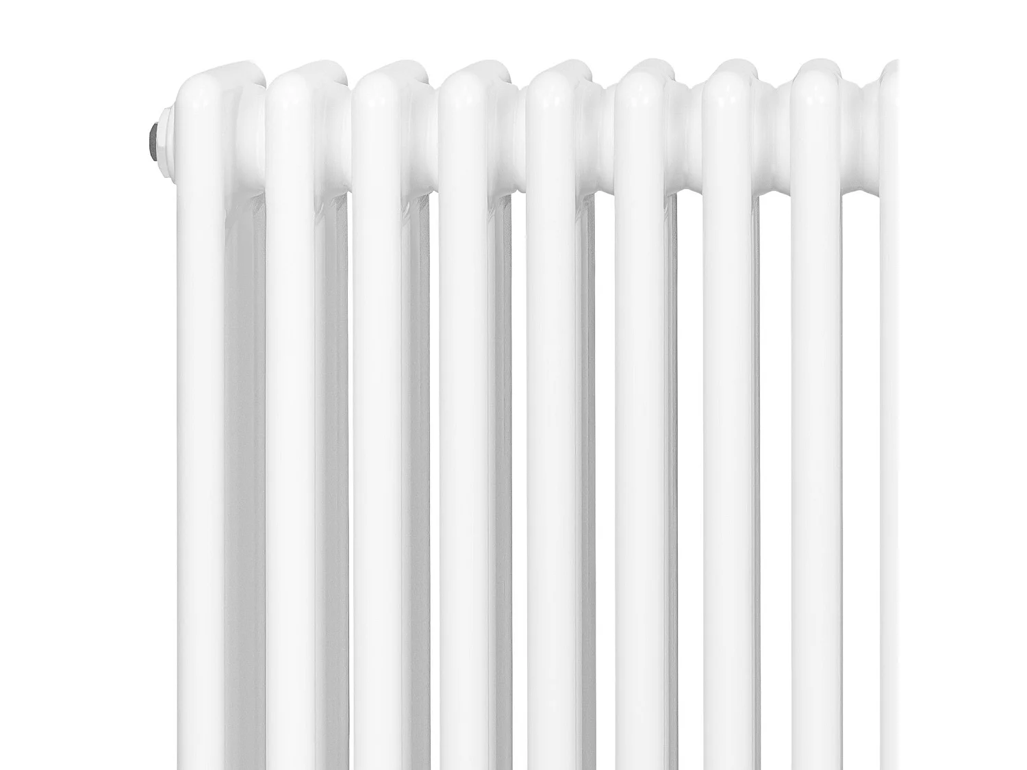 Radiador Vertical 4 Colunas 1800x200 mm - Branco, Aço Carbono 1.5 mm, 1152 W, Alta Eficiência, Fácil Instalação, Durável e Design Clássico