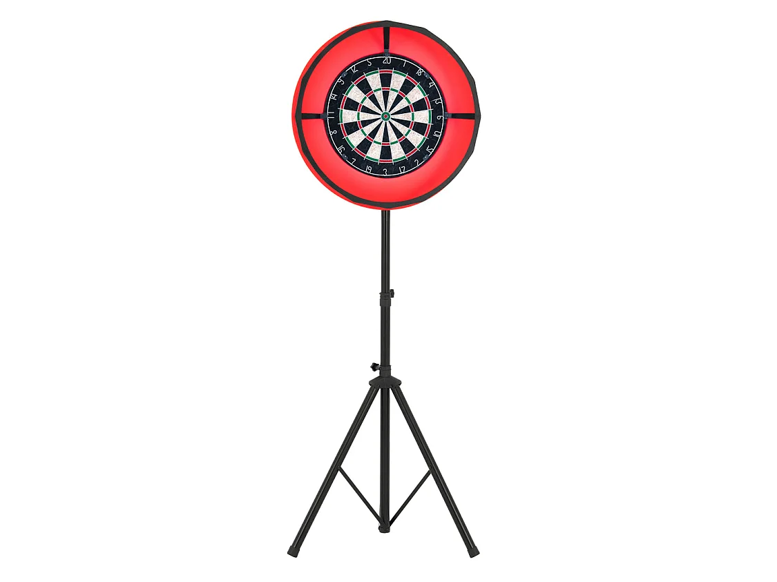 Table Multi Jeux 7 en 1 Gris Ensemble Fléchettes Billard Ping Pong Air Hockey