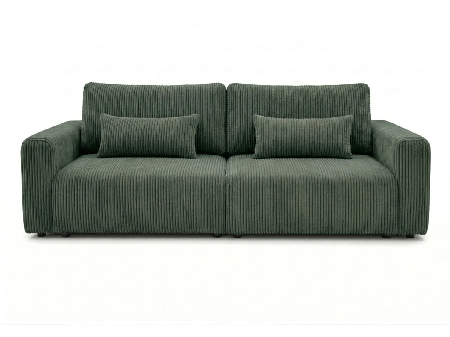 Canapé d’angle convertible BOND 2-en-1 230x150 cm, en tissu POSO 14 vert bouteille