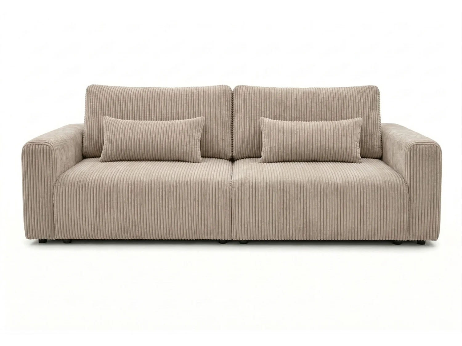 Canapé d’angle convertible BOND 2-en-1 230x150 cm, en tissu POSO 2 crème