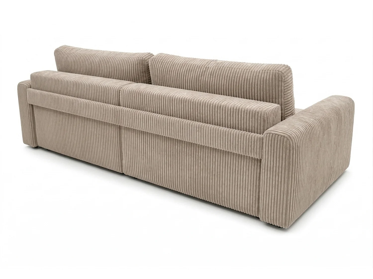 Canapé d’angle convertible BOND 2-en-1 230x150 cm, en tissu POSO 2 crème