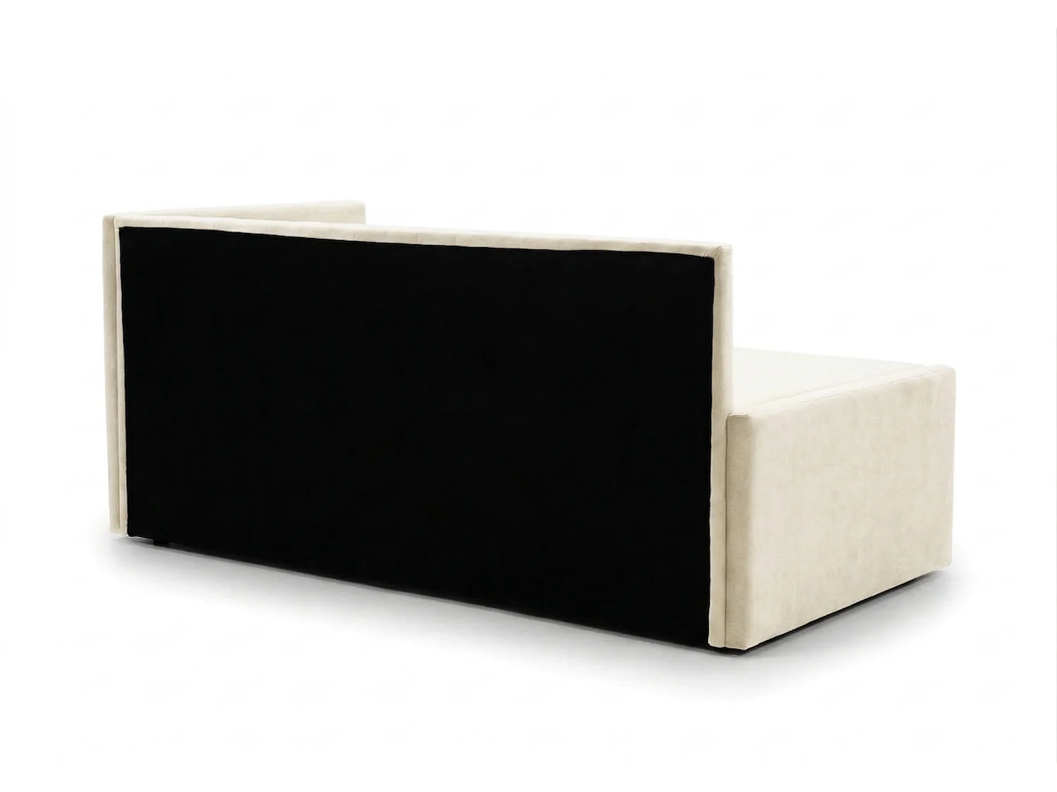 Łóżko dzienne wysuwane 2x90x200cm w tkaninie MANILA 1 kremowej