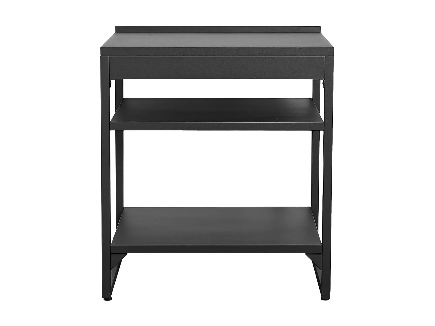 Cuisine extérieure 6 modules acier inoxydable avec barbecue gaz 4 brûleurs noir - Kea