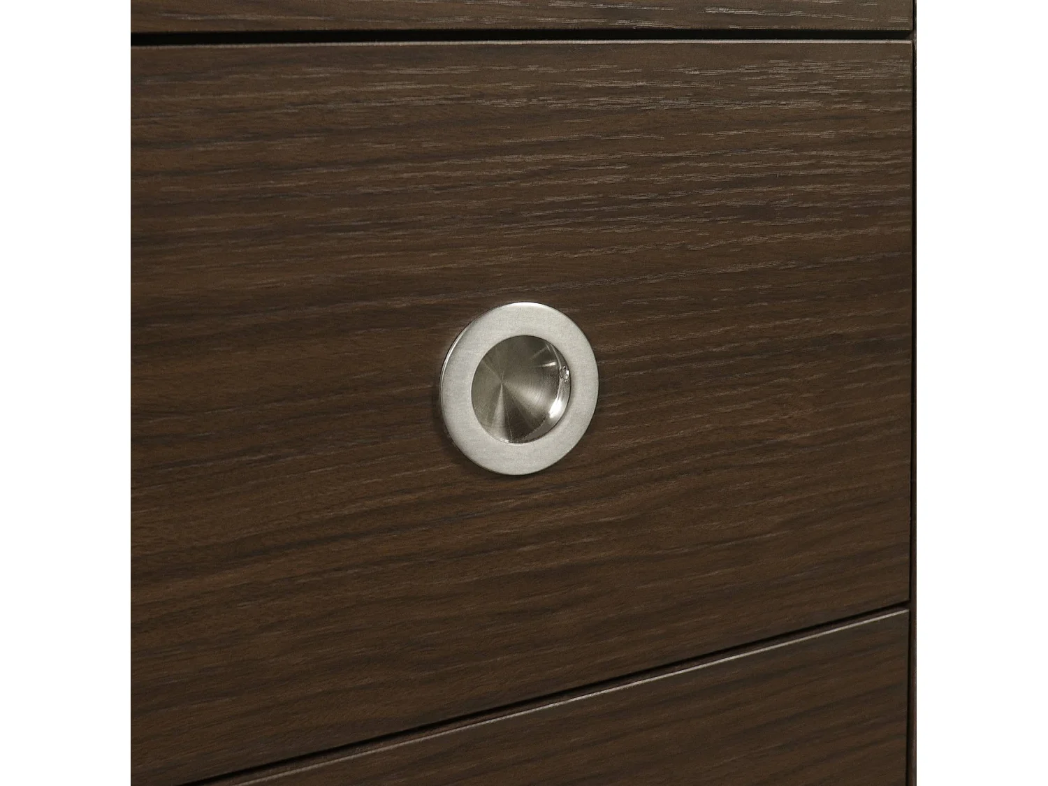 Cassettiera vintage decorata in legno e acciaio inossidabile, 5