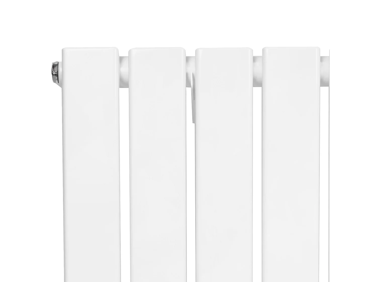 Radiador Plano Coluna Única 1800x420 mm - Branco, Aço Carbono 1,5 mm, 1059W, Alta Eficiência, Válvulas Termostáticas Incluídas, Fácil Instalação e Durável